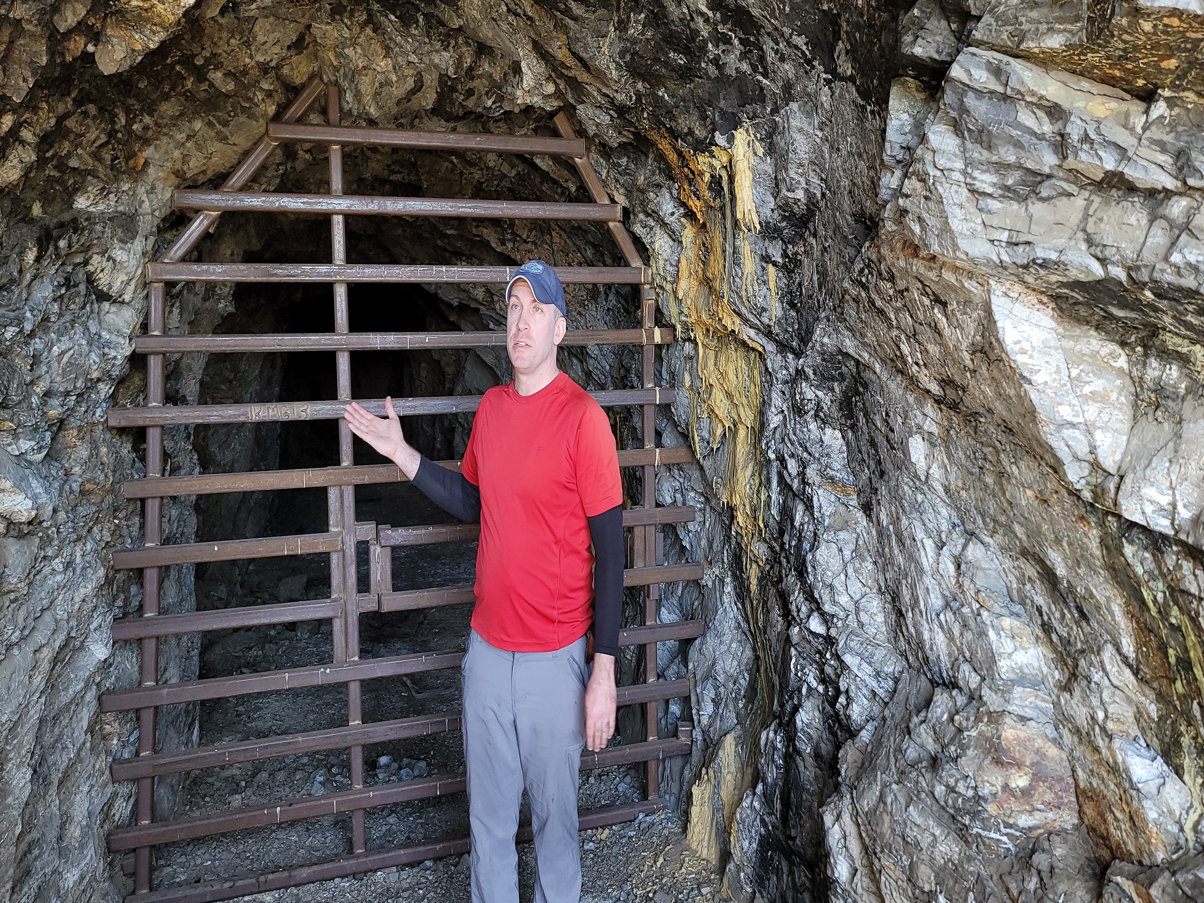 Dave Forest in Front of the Diamond Adit